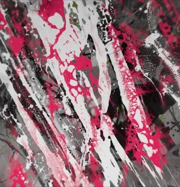 Grunge çağdaş sanat. El sanat yapılmış. renkli doku. Modern sanat. Yağlı boya darbeleri. Darbeleri. Sanatsal arka plan. Soyut resim tuval üzerine.