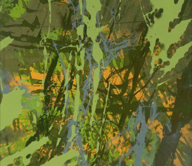 Grunge çağdaş sanat. El sanat yapılmış. renkli doku. Modern sanat. Yağlı boya darbeleri. Darbeleri. Sanatsal arka plan. Soyut resim tuval üzerine.