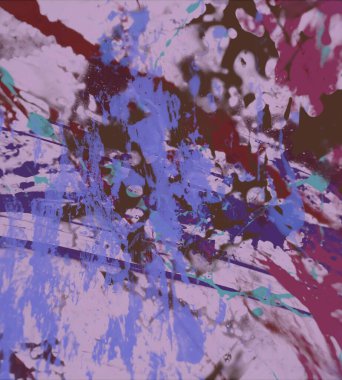 Grunge çağdaş sanat. El sanat yapılmış. renkli doku. Modern sanat. Yağlı boya darbeleri. Darbeleri. Sanatsal arka plan. Soyut resim tuval üzerine.