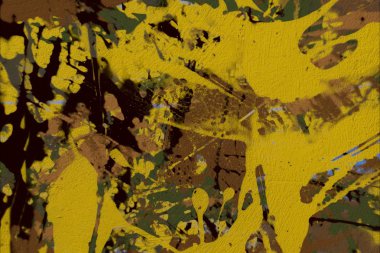 Grunge çağdaş sanat. El sanat yapılmış. renkli doku. Modern sanat. Yağlı boya darbeleri. Darbeleri. Sanatsal arka plan. Soyut resim tuval üzerine.