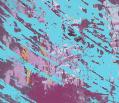 Grunge çağdaş sanat. El sanat yapılmış. renkli doku. Modern sanat. Yağlı boya darbeleri. Darbeleri. Sanatsal arka plan. Soyut resim tuval üzerine.