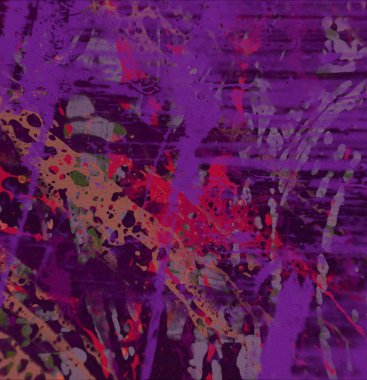 Grunge çağdaş sanat. El sanat yapılmış. renkli doku. Modern sanat. Yağlı boya darbeleri. Darbeleri. Sanatsal arka plan. Soyut resim tuval üzerine.