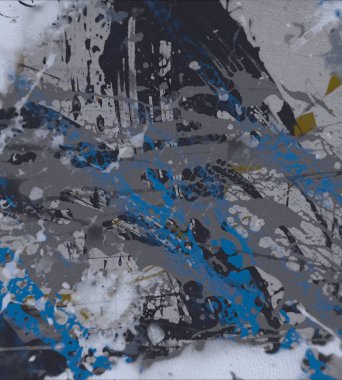 Grunge çağdaş sanat. El sanat yapılmış. renkli doku. Modern sanat. Yağlı boya darbeleri. Darbeleri. Sanatsal arka plan. Soyut resim tuval üzerine.