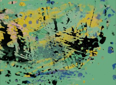 Grunge çağdaş sanat. El sanat yapılmış. renkli doku. Modern sanat. Yağlı boya darbeleri. Darbeleri. Sanatsal arka plan. Soyut resim tuval üzerine.