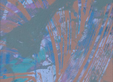 Grunge çağdaş sanat. El sanat yapılmış. renkli doku. Modern sanat. Yağlı boya darbeleri. Darbeleri. Sanatsal arka plan. Soyut resim tuval üzerine.