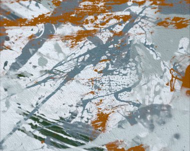 Grunge çağdaş sanat. El sanat yapılmış. renkli doku. Modern sanat. Yağlı boya darbeleri. Darbeleri. Sanatsal arka plan. Soyut resim tuval üzerine.