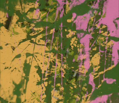 Grunge çağdaş sanat. El sanat yapılmış. renkli doku. Modern sanat. Yağlı boya darbeleri. Darbeleri. Sanatsal arka plan. Soyut resim tuval üzerine.