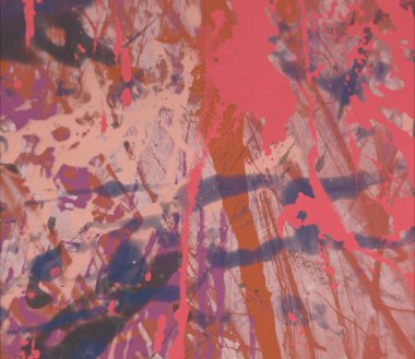 Grunge çağdaş sanat. El sanat yapılmış. renkli doku. Modern sanat. Yağlı boya darbeleri. Darbeleri. Sanatsal arka plan. Soyut resim tuval üzerine.