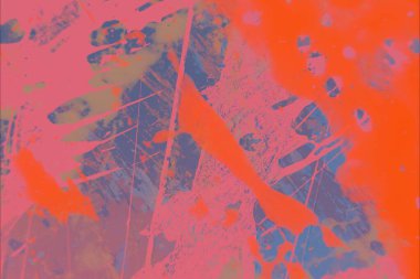 Grunge çağdaş sanat. El sanat yapılmış. renkli doku. Modern sanat. Yağlı boya darbeleri. Darbeleri. Sanatsal arka plan. Soyut resim tuval üzerine.