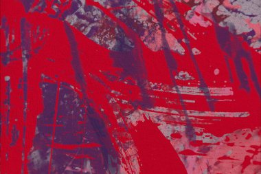 Grunge çağdaş sanat. El sanat yapılmış. renkli doku. Modern sanat. Yağlı boya darbeleri. Darbeleri. Sanatsal arka plan. Soyut resim tuval üzerine.