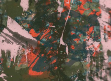 Grunge çağdaş sanat. El sanat yapılmış. renkli doku. Modern sanat. Yağlı boya darbeleri. Darbeleri. Sanatsal arka plan. Soyut resim tuval üzerine.