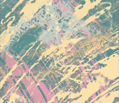 Grunge çağdaş sanat. El sanat yapılmış. renkli doku. Modern sanat. Yağlı boya darbeleri. Darbeleri. Sanatsal arka plan. Soyut resim tuval üzerine.