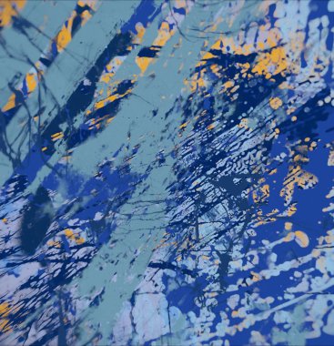 Grunge çağdaş sanat. El sanat yapılmış. renkli doku. Modern sanat. Yağlı boya darbeleri. Darbeleri. Sanatsal arka plan. Soyut resim tuval üzerine.