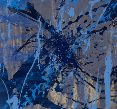 Grunge çağdaş sanat. El sanat yapılmış. renkli doku. Modern sanat. Yağlı boya darbeleri. Darbeleri. Sanatsal arka plan. Soyut resim tuval üzerine.