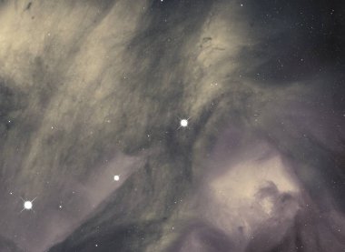 Derin uzay yıldız alanı. Evren yıldızlarla ve gazla dolu. çok uzak bir evren çizimi.