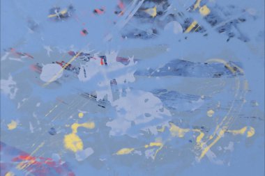 Grunge çağdaş sanat. El sanat yapılmış. renkli doku. Modern sanat. Yağlı boya darbeleri. Darbeleri. Sanatsal arka plan. Soyut resim tuval üzerine.