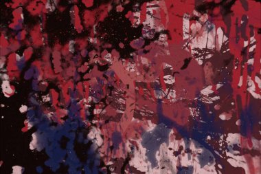 Grunge çağdaş sanat. El sanat yapılmış. renkli doku. Modern sanat. Yağlı boya darbeleri. Darbeleri. Sanatsal arka plan. Soyut resim tuval üzerine.