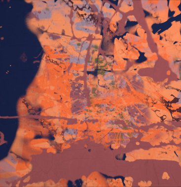 Grunge çağdaş sanat. El sanat yapılmış. renkli doku. Modern sanat. Yağlı boya darbeleri. Darbeleri. Sanatsal arka plan. Soyut resim tuval üzerine.