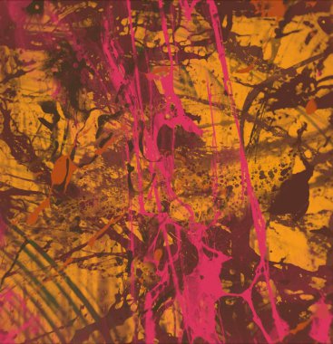 Grunge çağdaş sanat. El sanat yapılmış. renkli doku. Modern sanat. Yağlı boya darbeleri. Darbeleri. Sanatsal arka plan. Soyut resim tuval üzerine.