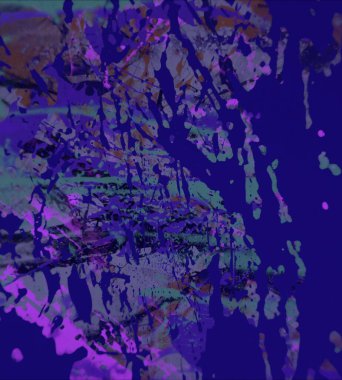 Grunge çağdaş sanat. El sanat yapılmış. renkli doku. Modern sanat. Yağlı boya darbeleri. Darbeleri. Sanatsal arka plan. Soyut resim tuval üzerine.