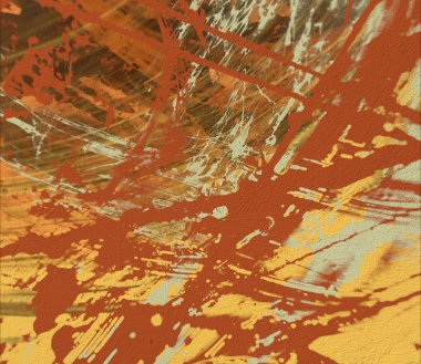 Grunge çağdaş sanat. El sanat yapılmış. renkli doku. Modern sanat. Yağlı boya darbeleri. Darbeleri. Sanatsal arka plan. Soyut resim tuval üzerine.
