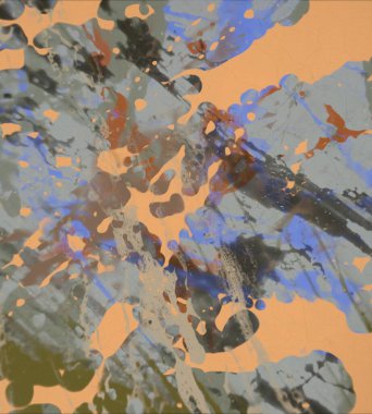 Grunge çağdaş sanat. El sanat yapılmış. renkli doku. Modern sanat. Yağlı boya darbeleri. Darbeleri. Sanatsal arka plan. Soyut resim tuval üzerine.