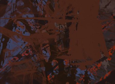 Grunge çağdaş sanat. El sanat yapılmış. renkli doku. Modern sanat. Yağlı boya darbeleri. Darbeleri. Sanatsal arka plan. Soyut resim tuval üzerine.