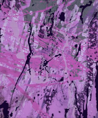 Grunge çağdaş sanat. El sanat yapılmış. renkli doku. Modern sanat. Yağlı boya darbeleri. Darbeleri. Sanatsal arka plan. Soyut resim tuval üzerine.