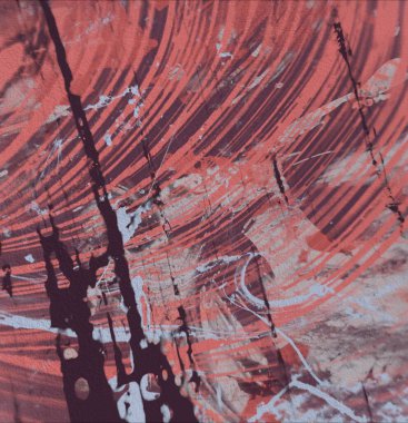 Grunge çağdaş sanat. El sanat yapılmış. renkli doku. Modern sanat. Yağlı boya darbeleri. Darbeleri. Sanatsal arka plan. Soyut resim tuval üzerine.
