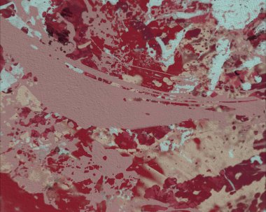 Grunge çağdaş sanat. El sanat yapılmış. renkli doku. Modern sanat. Yağlı boya darbeleri. Darbeleri. Sanatsal arka plan. Soyut resim tuval üzerine.