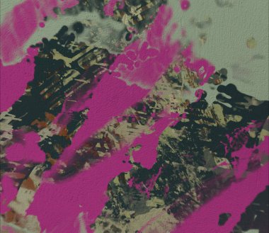 Grunge çağdaş sanat. El sanat yapılmış. renkli doku. Modern sanat. Yağlı boya darbeleri. Darbeleri. Sanatsal arka plan. Soyut resim tuval üzerine.