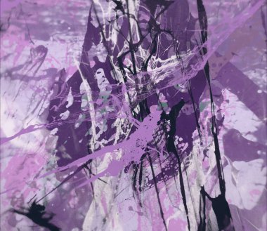 Grunge çağdaş sanat. El sanat yapılmış. renkli doku. Modern sanat. Yağlı boya darbeleri. Darbeleri. Sanatsal arka plan. Soyut resim tuval üzerine.