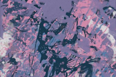 Grunge çağdaş sanat. El sanat yapılmış. renkli doku. Modern sanat. Yağlı boya darbeleri. Darbeleri. Sanatsal arka plan. Soyut resim tuval üzerine.