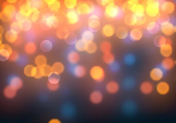 Antecedentes Con Bokeh Luces Brillantes Fondo Mágico Vintage Con Fondo — Foto de Stock