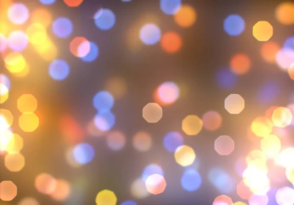 Antecedentes Con Bokeh Luces Brillantes Fondo Mágico Vintage Con Fondo — Foto de Stock