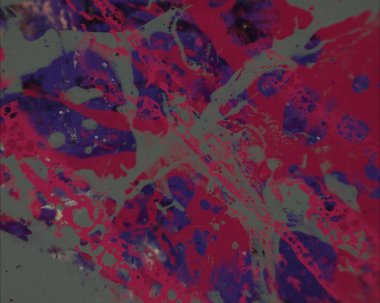 Grunge çağdaş sanat. El sanat yapılmış. renkli doku. Modern sanat. Yağlı boya darbeleri. Darbeleri. Sanatsal arka plan. Soyut resim tuval üzerine.