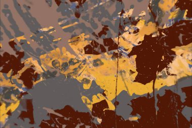 Grunge çağdaş sanat. El sanat yapılmış. renkli doku. Modern sanat. Yağlı boya darbeleri. Darbeleri. Sanatsal arka plan. Soyut resim tuval üzerine.