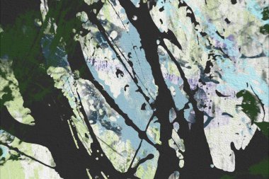 Grunge çağdaş sanat. El sanat yapılmış. renkli doku. Modern sanat. Yağlı boya darbeleri. Darbeleri. Sanatsal arka plan. Soyut resim tuval üzerine.