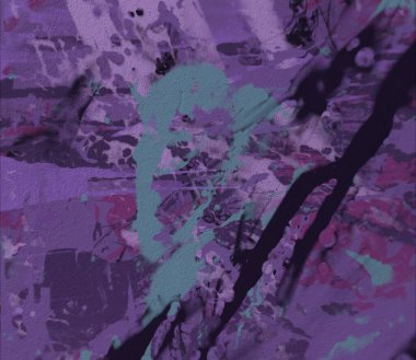 Grunge çağdaş sanat. El sanat yapılmış. renkli doku. Modern sanat. Yağlı boya darbeleri. Darbeleri. Sanatsal arka plan. Soyut resim tuval üzerine.