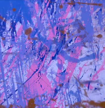 Grunge çağdaş sanat. El sanat yapılmış. renkli doku. Modern sanat. Yağlı boya darbeleri. Darbeleri. Sanatsal arka plan. Soyut resim tuval üzerine.