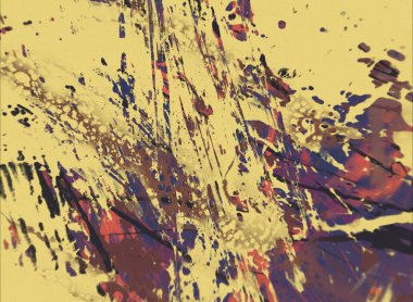 Grunge çağdaş sanat. El sanat yapılmış. renkli doku. Modern sanat. Yağlı boya darbeleri. Darbeleri. Sanatsal arka plan. Soyut resim tuval üzerine.