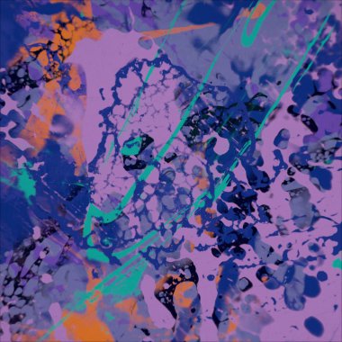 Grunge çağdaş sanat. El sanat yapılmış. renkli doku. Modern sanat. Yağlı boya darbeleri. Darbeleri. Sanatsal arka plan. Soyut resim tuval üzerine.