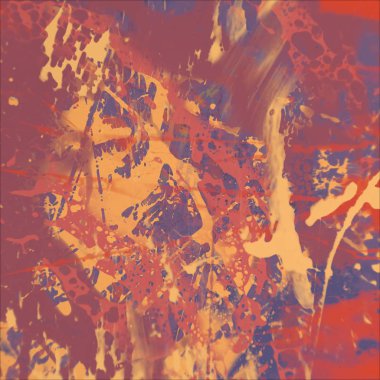 Grunge çağdaş sanat. El sanat yapılmış. renkli doku. Modern sanat. Yağlı boya darbeleri. Darbeleri. Sanatsal arka plan. Soyut resim tuval üzerine.