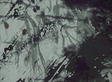 Grunge çağdaş sanat. El sanat yapılmış. renkli doku. Modern sanat. Yağlı boya darbeleri. Darbeleri. Sanatsal arka plan. Soyut resim tuval üzerine.