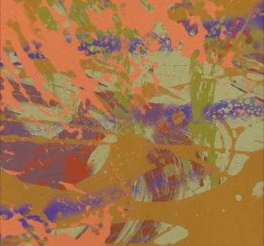 Grunge çağdaş sanat. El sanat yapılmış. renkli doku. Modern sanat. Yağlı boya darbeleri. Darbeleri. Sanatsal arka plan. Soyut resim tuval üzerine.