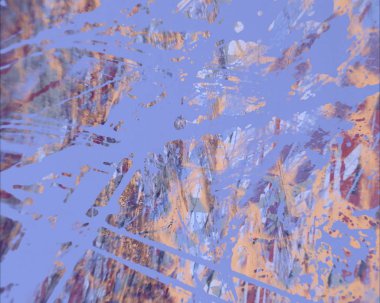 Grunge çağdaş sanat. El sanat yapılmış. renkli doku. Modern sanat. Yağlı boya darbeleri. Darbeleri. Sanatsal arka plan. Soyut resim tuval üzerine.