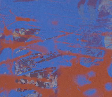 Grunge çağdaş sanat. El sanat yapılmış. renkli doku. Modern sanat. Yağlı boya darbeleri. Darbeleri. Sanatsal arka plan. Soyut resim tuval üzerine.