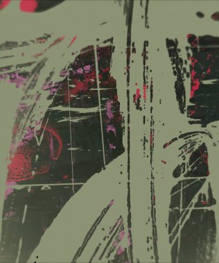 Grunge çağdaş sanat. El sanat yapılmış. renkli doku. Modern sanat. Yağlı boya darbeleri. Darbeleri. Sanatsal arka plan. Soyut resim tuval üzerine.