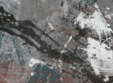Grunge çağdaş sanat. El sanat yapılmış. renkli doku. Modern sanat. Yağlı boya darbeleri. Darbeleri. Sanatsal arka plan. Soyut resim tuval üzerine.