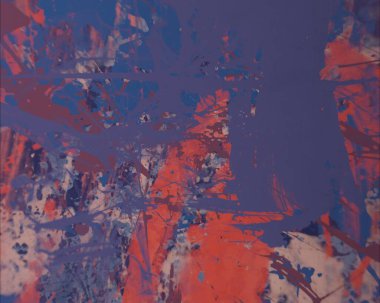 Grunge çağdaş sanat. El sanat yapılmış. renkli doku. Modern sanat. Yağlı boya darbeleri. Darbeleri. Sanatsal arka plan. Soyut resim tuval üzerine.